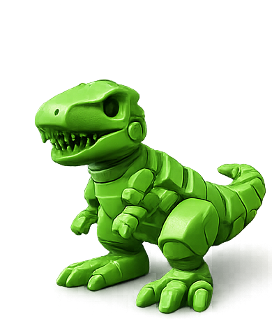 Flexi Toy matched 3D print