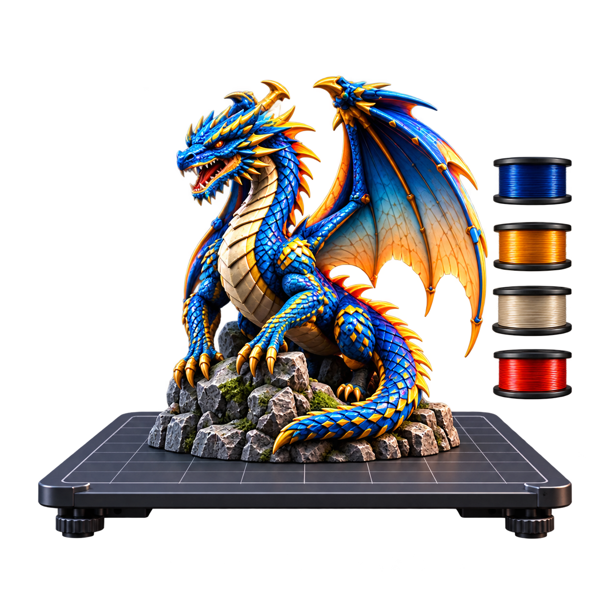 Illustrated verify the real setup stage in a connected 3D printing workflow